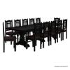 Picture of Harold Traditional Solid Rosewood Pedestal Dining Table Set For 12