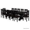 Picture of Harold Traditional Solid Rosewood Pedestal Dining Table Set For 12