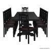 Picture of Harold Traditional Solid Rosewood Pedestal Dining Table Set For 12