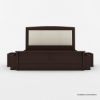 Picture of Vindemia Solid Mahogany Wood 4 Piece Storage Bedroom Set