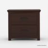 Picture of Vindemia Solid Mahogany Wood 4 Piece Storage Bedroom Set