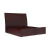 Picture of Petros Transitional Mahogany Wooden Sleigh Storage Platform Bed