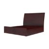 Picture of Petros Transitional Mahogany Wooden Sleigh Storage Platform Bed