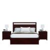 Picture of Anniston Transitional Mahogany Wood 4 Piece Storage Bedroom Set