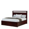 Picture of Anniston Transitional Mahogany Wood 4 Piece Storage Bedroom Set