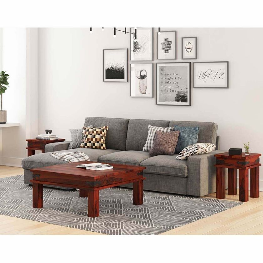 Picture of Altamont Traditional Style Solid Wood Coffee Table Set