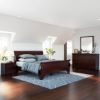 Picture of Carina Solid Mahogany Wood 4 Piece Bedroom Set