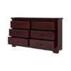 Picture of Carina Solid Mahogany Wood 4 Piece Bedroom Set