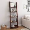 Picture of Waterheven Modern Style 5 Tier Leaning Ladder Home Display Bookshelf