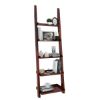 Picture of Waterheven Modern Style 5 Tier Leaning Ladder Home Display Bookshelf