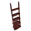 Picture of Waterheven Modern Style 5 Tier Leaning Ladder Home Display Bookshelf