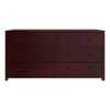 Picture of Andalusia Contemporary Mahogany Wood 4 Piece Bedroom Set