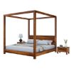 Picture of Osteen Contemporary Solid Wood 4 Piece Bedroom Set