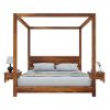 Picture of Osteen Contemporary Solid Wood 4 Piece Bedroom Set