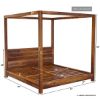 Picture of Osteen Contemporary Solid Wood 4 Piece Bedroom Set