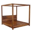 Picture of Osteen Contemporary Solid Wood 4 Piece Bedroom Set