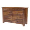 Picture of Osteen Contemporary Solid Wood 4 Piece Bedroom Set
