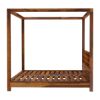 Picture of Osteen Contemporary Solid Wood Low Profile Canopy Bed