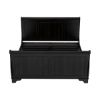Picture of Majorca Contemporary 4 Piece Solid Wood Sleigh Bedroom Set