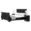 Picture of Majorca Contemporary Solid Wood Platform Sleigh Bed