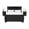 Picture of Majorca Contemporary Solid Wood Platform Sleigh Bed