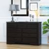 Picture of Majorca Contemporary Solid Wood 9 Drawer Double Dresser