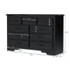 Picture of Majorca Contemporary Solid Wood 9 Drawer Double Dresser
