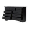 Picture of Majorca Contemporary Solid Wood 9 Drawer Double Dresser