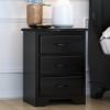 Picture of Majorca Contemporary  Solid Wood 3 Drawer Nightstand