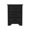 Picture of Majorca Contemporary  Solid Wood 3 Drawer Nightstand