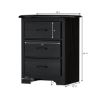Picture of Majorca Contemporary  Solid Wood 3 Drawer Nightstand