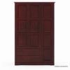 Picture of Carina Modern Solid Mahogany Wood Large Clothing Armoire Wardrobe