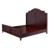 Picture of Iowa Traditional Style Mahogany Wood Platform Bed Frame