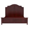 Picture of Iowa Traditional Style Mahogany Wood Platform Bed Frame