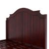 Picture of Iowa Traditional Style Mahogany Wood Platform Bed Frame