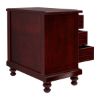 Picture of Iowa Traditional Style Mahogany Wood 3 Drawer Nightstand