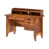 Picture of Dudleyville Solid Wood Small Home Office Computer Desk with Drawers