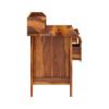 Picture of Dudleyville Solid Wood Small Home Office Computer Desk with Drawers