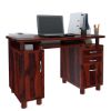 Picture of Picacho Solid Wood Home Office Computer Desk With Keyboard Tray
