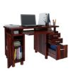Picture of Picacho Solid Wood Home Office Computer Desk With Keyboard Tray
