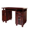 Picture of Picacho Solid Wood Home Office Computer Desk With Keyboard Tray