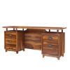 Picture of Hondah Rustic Solid wood 70 Inch Large Home Office Modern Executive Desk