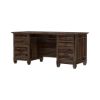 Picture of Klagetoh Solid Wood Desk With Drawers On Both Sides & Keyboard Tray