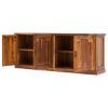 Picture of Benbow Rustic Solid Wood Extra Long Sideboard with Storage