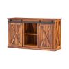 Picture of Centerville Solid Wood Sliding Door Rustic Sideboard