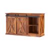 Picture of Centerville Solid Wood Sliding Door Rustic Sideboard