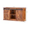 Picture of Centerville Solid Wood Sliding Door Rustic Sideboard