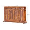 Picture of Carlsbad Rustic Solid Wood 3 Drawer Large Sideboard