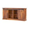 Picture of Nobleton Rustic Solid Wood Sliding Door Long Sideboard Buffet