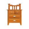 Picture of Longport Traditional Style Mahogany Wood 4 Drawer Nightstand